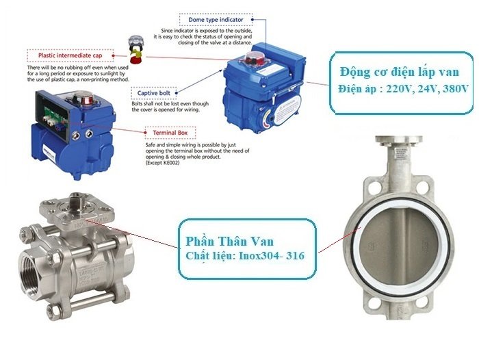 Van nước điều khiển điện - Van nước đóng mở bằng điện