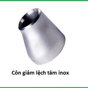 côn giảm lệch tâm inox