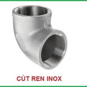 Cút ren inox