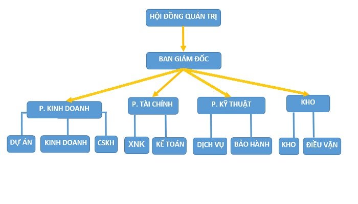 sơ đồ tổ chức vncote