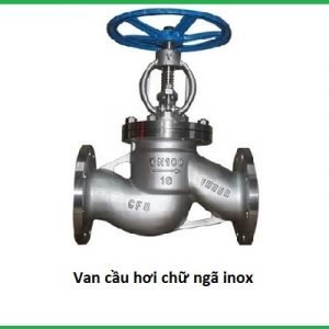 Van cầu hơi chữ ngã inox