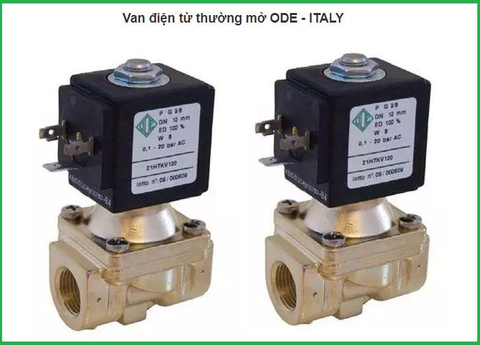 Van điện từ thường mở ode