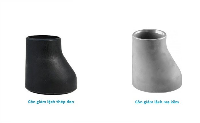 Côn thu lệch tâm thép hàn