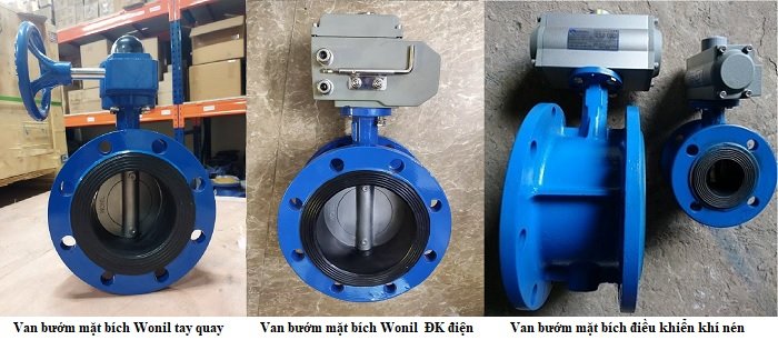 Van bướm hai mặt bích wonil
