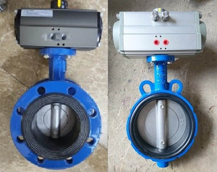 Van bướm diều khiển khí nén