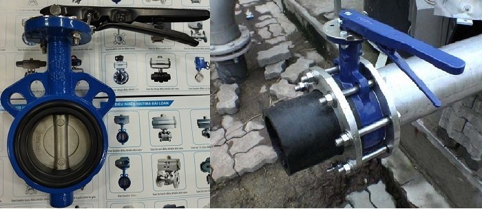 Van bướm tay gạt Hàn Quốc