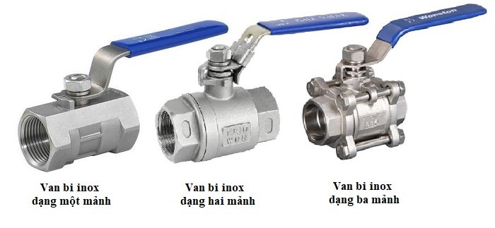 Van bi inox tay gạt