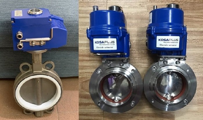 Van bướm inox điều khiển điện